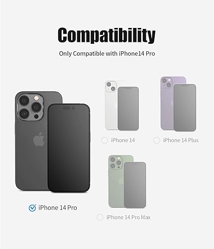 Miniatura 6 de GOOSPERY Rail 2 - Funda para tarjetas compatible con iPhone 14 Pro con dos ranuras para tarjetas, protección ligera y suave, soporte para tarjetas