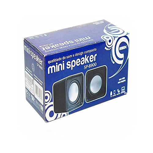 Caixa de Som Mini Speaker USB SP8900 K-mex Preta