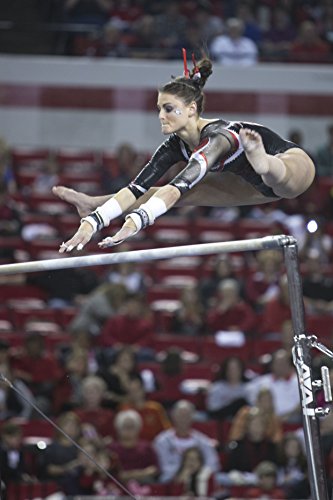 Gibson Rainbow Gymnastic Grips, 3 Sizes, Medium, Large, X-Large, 4 Colors, Pink, Blue, Violet, Black, Made In Usa, Beginner Gymnastic Hand Grips, Unisex, Fit For Kids And Adults, Long Lasting Leather #TOP5