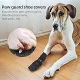 Dog Paws Recovery Shoe,Hundeschuhe zur Erholung,Hundeschuhe Pfotenschutz,Haustierwunden Verhindern Lecken,Atmungsaktiv,Weich,Biss,Nässe Und Infektion,Waschbar Und Wasserdicht Für Postoperative (S)