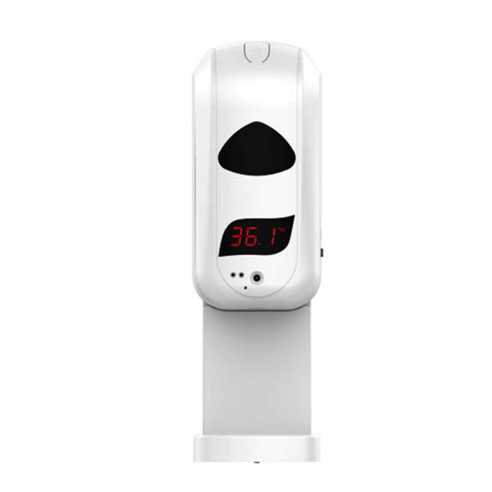 Termómetro Digital infrarrojo sin Contacto 2 en 1 con dispensador de desinfectante de Manos, Capacidad de 1200 ml, transmisión de Voz Inteligente, Dos Modos de Fuente de alimentación,Spray