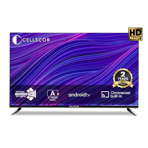 Image of CELLECOR 80 cm (32 inch) Full HD LED Certified Smart Android TV with Voice Remote (E32X)