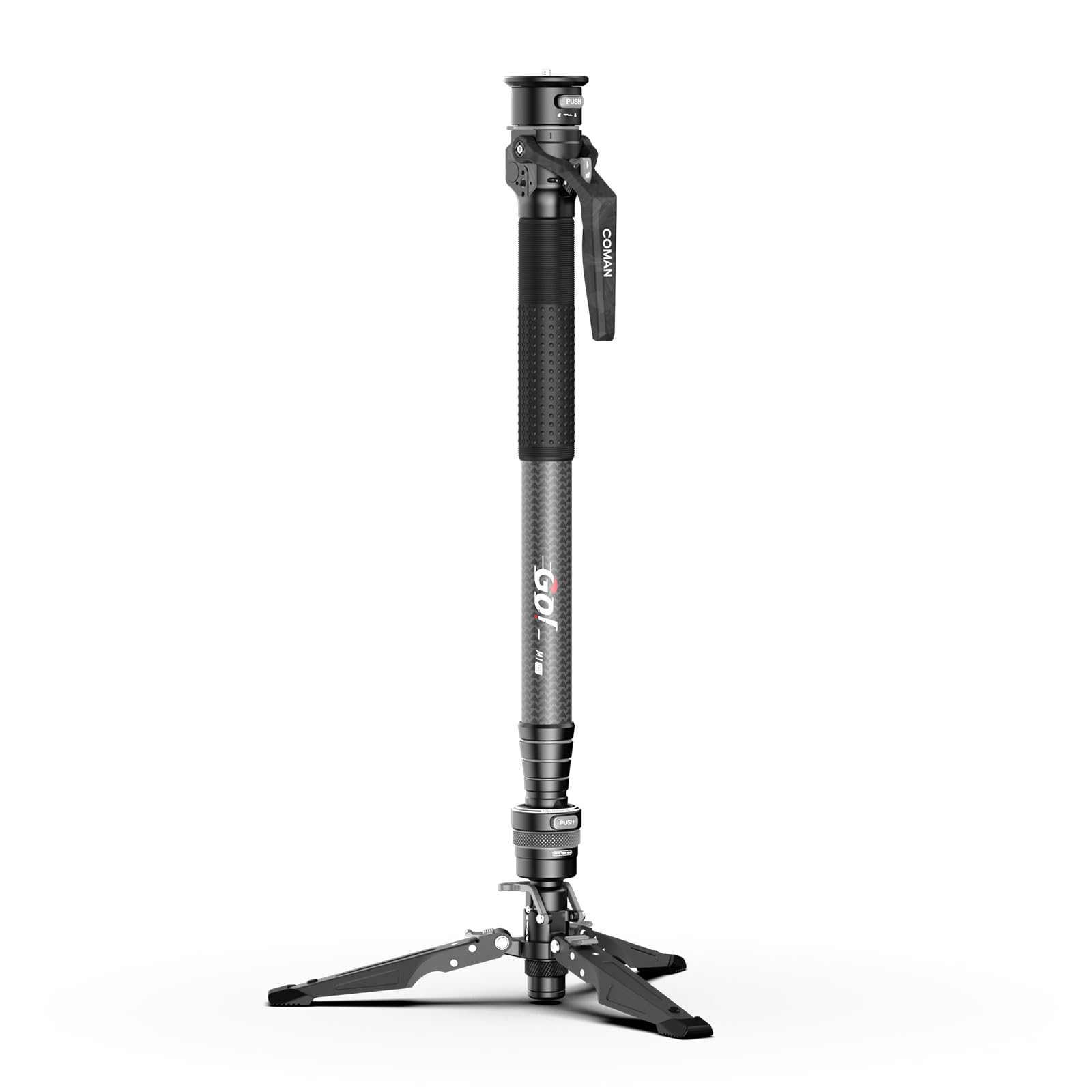 Amazon.com : COMAN One-Click Lifting Carbon Fiber Monopod, M1 Pro