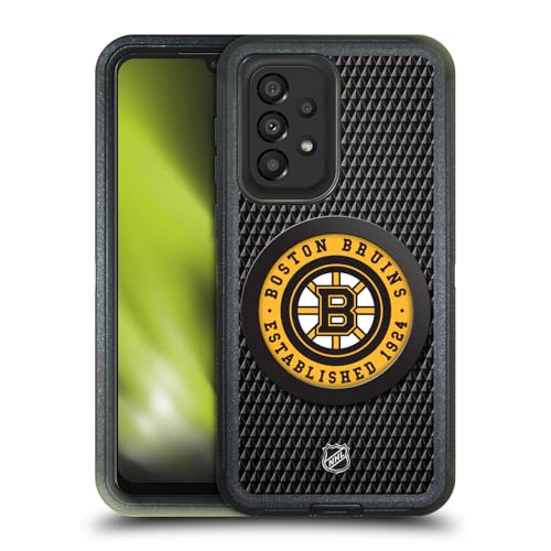 Coque Galaxy A33 5G NHL texture palet pour supporter les Boston Bruins au quotidien