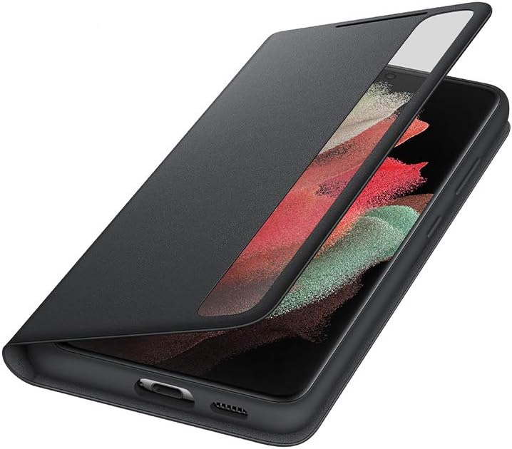 Amazon.com: Samsung Galaxy S21 Ultra S-View Flip Case with S-Pen Bundle -  Black (International Version) : Cell Phones \u0026 Accessories