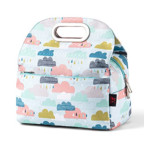 Enkrio お弁当袋 ランチバッグ 保温 保冷バッグ 弁当箱ハンドバッグ 断熱バッグ 大容量 かわいい 弁当バッグ クーラバッグ 子供 通勤 通学 持ち運びに便利 遠足 出かけ用