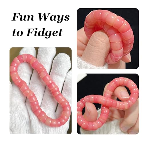 Image of Long tiantian Bodhi Fidget Bracelet for Women Natural Mudi Bodhi Seed Stretch Bracelets Protection Healing Jewelry Anxiety Relief Items