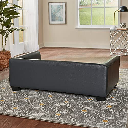 Enchanted Home Pet Gray Chaz Pet Sofa, 40.55" L X 24.02" W, Large #TOP3