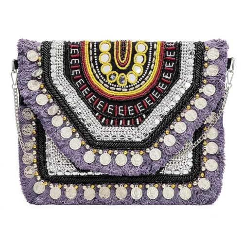 Image of Maresse Women Boho Bag Embroidered Crossbody Sling Bag For Women | Handmade