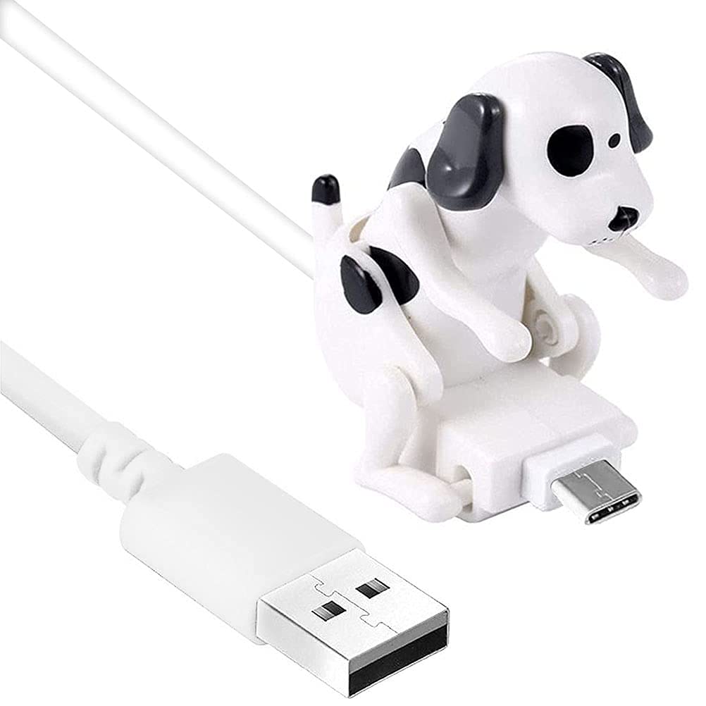 Eeneme Funny Rogue Dog - Cavo dati per ricarica veloce, per smartphone, cavo USB per vari modelli di telefono cellulare (tipo C)