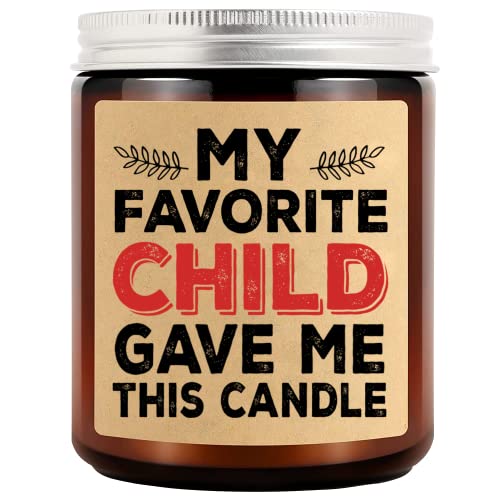 Favorite Child Gave Me This Candle Scented Candle, Funny Gift for Mom, Eco-Friendly Soy Wax, Hand-Poured, Perfect for Mother's Day