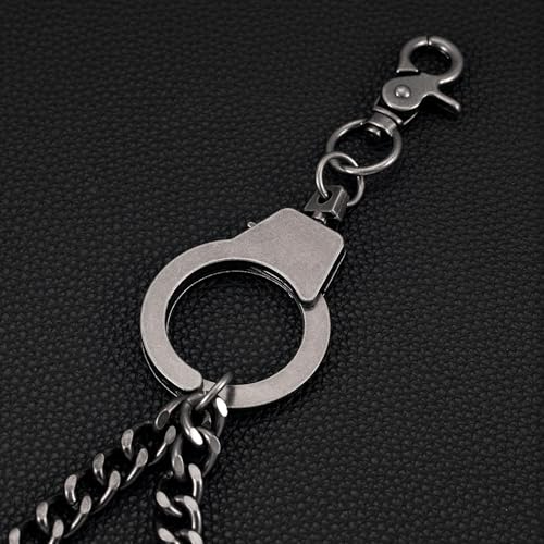 Image of Hip Hop Wallet Chain Waist Pants Chain Accessory for Streetwear Rave Urban Punk Jeans Keychains for Men Women