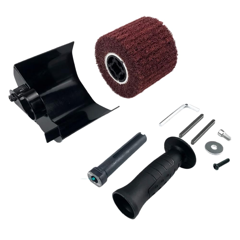 Littimoon Multifunctional Electric Angle Grinder Burnishing Polishing Machine Attachment Accessories for Metal Steel Wood