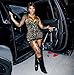 Sexy Leopard Print Bodycon Mini Dress for Women Sweetheart Neck Spaghetti Strap Mesh Tight Short Dresses for Party Club Night Going Out Outfits