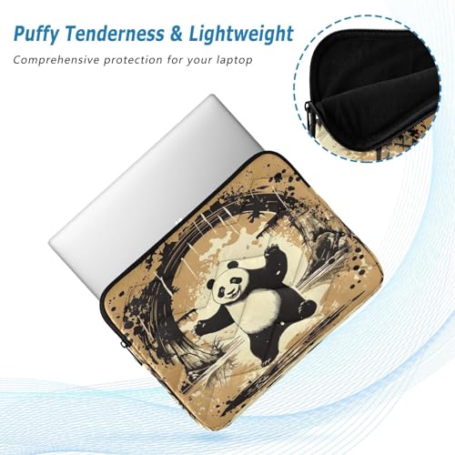Funda para portátil de 13-14 pulgadas con diseño de panda miniatura 5