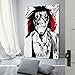 SRAML Kenpachi Zaraki Wall Art Canvas Poster Wall Art Picture Prints Hanging Photo Gift Idea Decor Home Posters Artworks 24x36inch(60x90cm), Frame-style