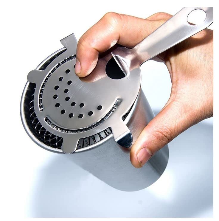 Colino Da Cocktail In Acciaio Inox - Set Di 2 Pezzi Per Bar E Casa | Filtro Per Bevande Con Setaccio - Foto 14