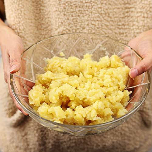 Potato Masher Silicone, Heavy Duty Mashed Potatoes Masher With With Premuim Stainless Steel Non-Stick Pans Silicone Coating Potatoes Masher For Vegetables And Fruits #TOP6