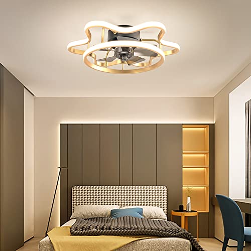 Ventilateur de plafond design silencieux pour rafraîchir et éclairer le salon en hiver