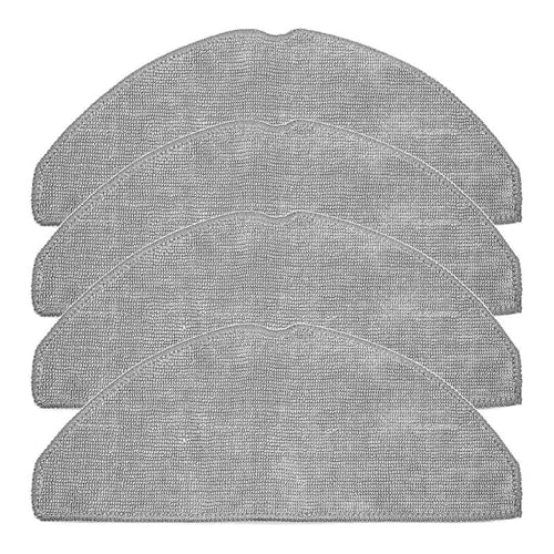 Serpillère en microfibre compatible Eufy L60 lot de 4 pièces lavables