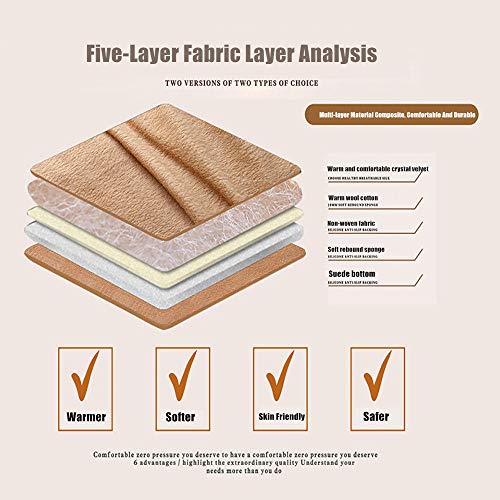 Kangsheng Warm Car Seat Cover Universal Winter Plush Cushion Faux Fur Material For Car Seat Protector Mat Car Interior Accessories (Black,Single Seat) #TOP3