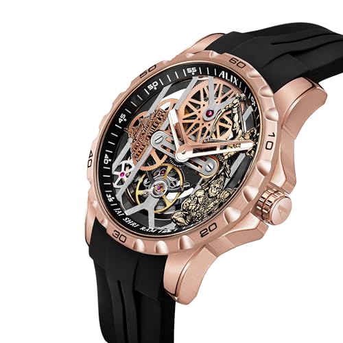 Image of ALIX AL2925T Men's Chronograph Sport Watch Stainless Steel Case with Silicone Band