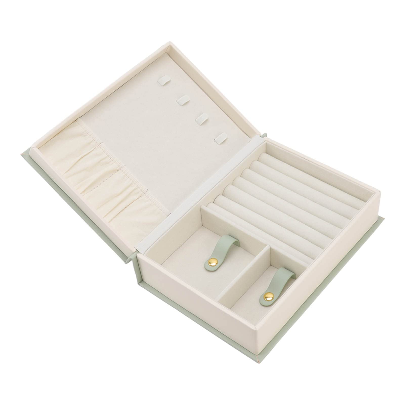Boîte à bijoux en cuir cadeau fête des mères coffret de stockage portable pour collier