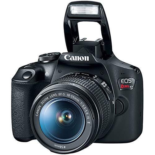 Image of Canon T7 EOS Rebel DSLR Camera with EF-S 18-55mm f /3.5-5.6 is II and EF 75-300mm f /4-5.6 III Lens and Two (2) 32GB SDHC Memory Cards Plus Double Battery Accessory Bundle