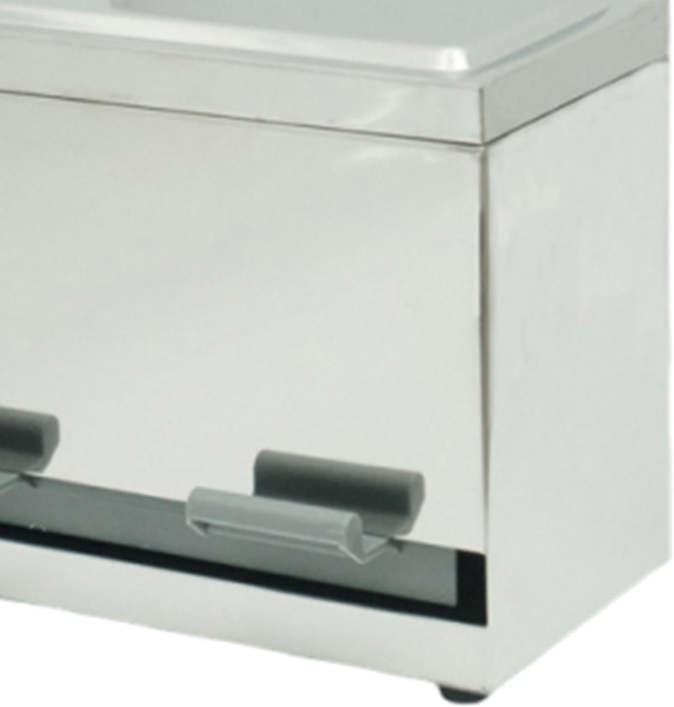 Stainless Steel Straw Dispenser Holder Drinking Straw Storage Box Practical Dustproof Container for Home Dining Room Office