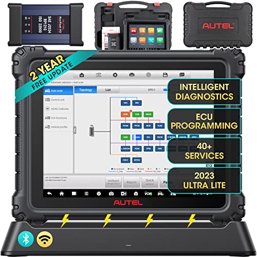 Autel Scanner MaxiCOM Ultra Lite, 2023 Intelligent Diagnostic Scan Tool ...