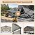 Patiowell 20x20 FT Metal Carport, Outdoor Heavy Duty Oversized Carport with Reinforced Frame and Steel Roof, All-Weather Garage Car Port Shelter, Versatile for 2 Cars, Truck, Boat and Tractor, Black