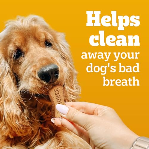 PEDIGREE Breathbuster Medium & Large Adult Dog Treats - Crunchy Biscuits - with Eucalyptus Oil and Parsley, 500g Pouch - Image 4