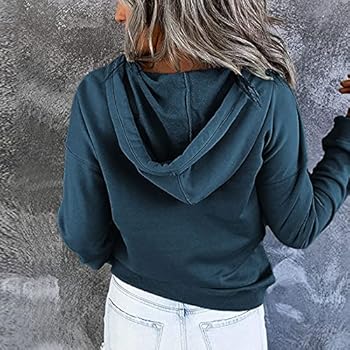 SkotO Oversized hoodie dames capuchonpullover herfst winter vrouwen - sweatshirts letters print lange mouwen opdruk achter pullover casual sweatjack tieners meisjes capuchonjas, zwart, M