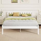 LIT COMPLET : Tête de lit, pied de lit et sommier (seul le matelas est non inclus, compatible matelas dim. 190L x 140l cm)