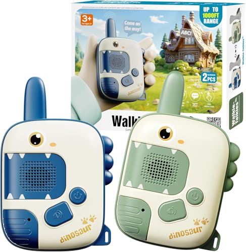 Walkie Talkies Toyscomedyfun Mini Walkies Talkies 2 PackGirls Boys camping Outdoor Games Hiking Toys Age 4 5 6 7 8 Birthday Gifts Girl Boy (blue)