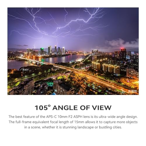 TTARTISAN 10mm F2 E-Mount Lente ultragrande angular de grande abertura com foco manual para Sony E-M