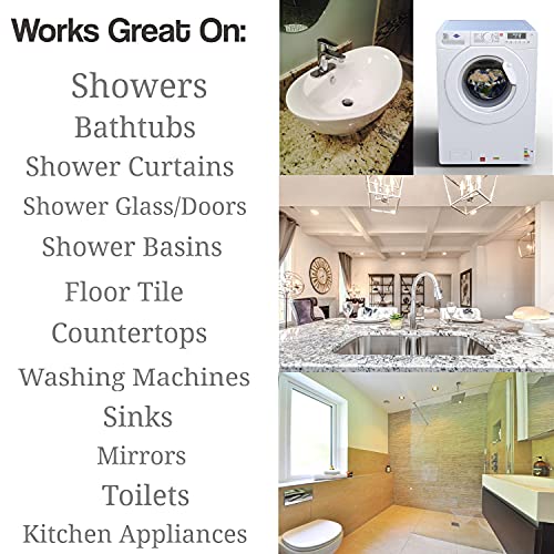 Wet And Forget Shower Cleaner & Bathroom Cleaner Spray- Bathtub Cleaner- Tile Cleaner- Shower Glass Cleaner- Bundled W/ Sponge And Grout Cleaner #TOP4