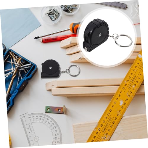 Mini cinta métrica retráctil para llavero pack 12 miniatura 5