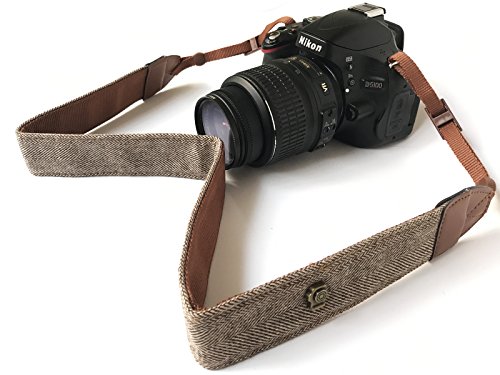 Camera Strap Neck, Adjustable Vintage Soft Camera Straps Shoulder Belt For Women /Men,Camera Strap For Nikon / Canon / Sony / Olympus / Samsung / Pentax Etc Dslr / Slr #TOP3