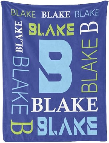 Manta de bebé con nombre para niños y niñas, mantas de monograma personalizadas con texto de diseño de color de contraste, mantas de bebé
