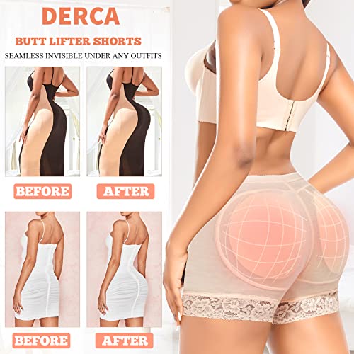 Image of DERCA Booty Lifting Panties Padded Butt Underwear for Women
