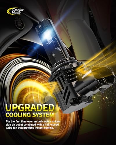 Image of Cougar Motor 9006 Fog Bulbs, Non-Polarity Offroad Auxiliary Bulbs ATV UTV Quick Install Plug-N-Play, Pack of 2