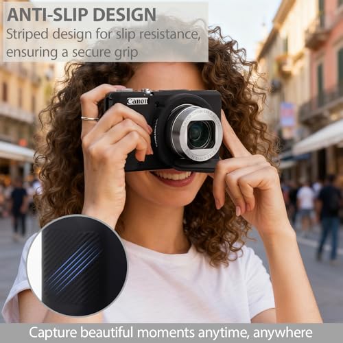 Funda para cámara Canon G7X Mark III silicona suave miniatura 2