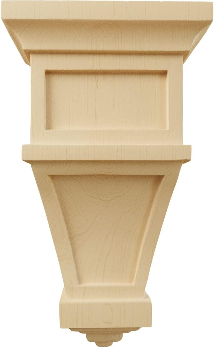 Ekena Millwork COR06X04X11APAL Alpine Wood Corbels, 6"W x 4"D x 11"H, Alder