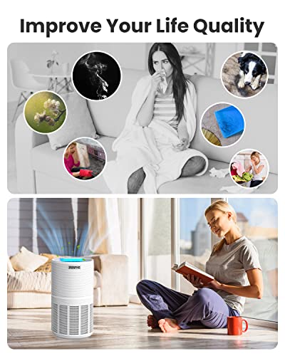 RENPHO Purificatore d'Aria con H13 Filtro HEPA