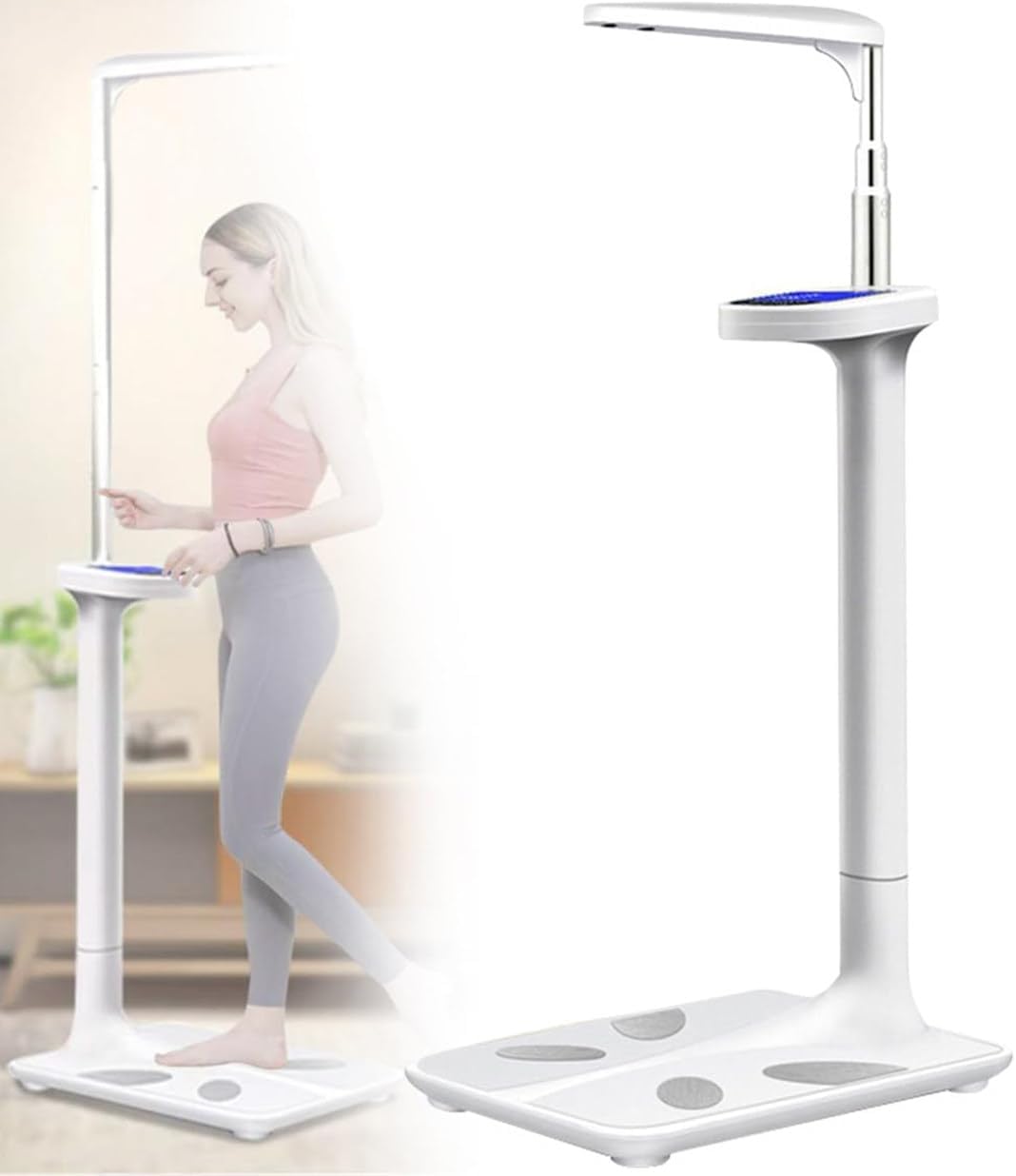 Multifunction Body Weight Scale, Electronic Height and Weight Scale, High Precision Sensor, Suitable for Gym,