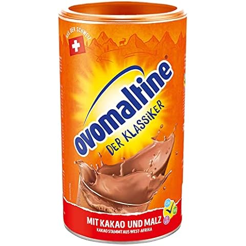 Ovomaltine of Switzerland Hot/cold chocolate hot/cold cocoa chocolate milk mix IMORTED from GERMANY-500 g Cover