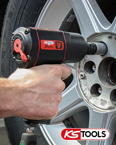 KS Tools Wartungseinheit Druckluft 1/4 515.3355 0,5-12bar I Bestehend aus Druckminderer Druckluft, Filterdruckminderer, Nebelöler und Manometer I Für Wandmontage geeignet