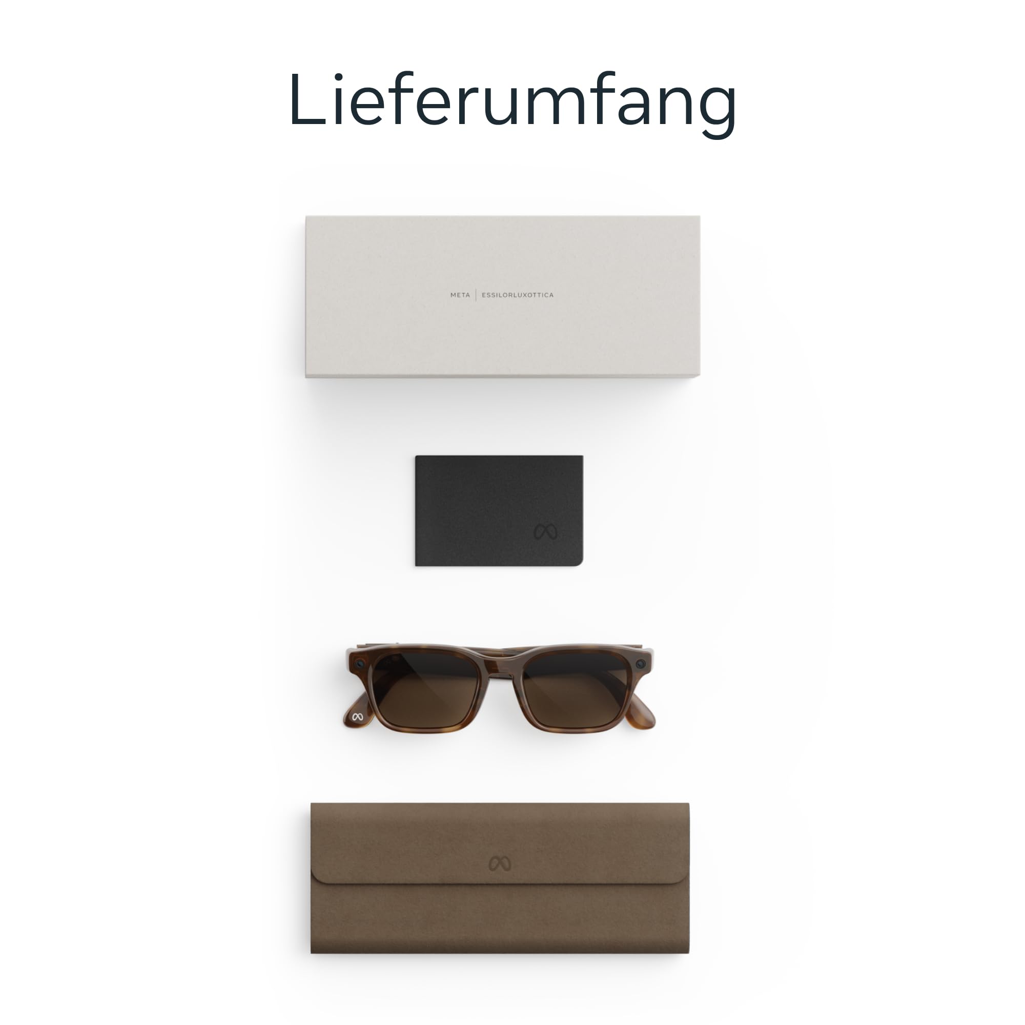 Meta Adventurer, Klassisches Havana | Unisex-AI Glasses – Meta AI, 12-MP-Kamera, Live-Übersetzung – 3K-HD-Auflösung – Über 8 Stunden Akkulaufzeit – Verschiedene Größen – Gläser: Braun