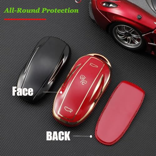 Funda para Llave Tesla Model S para Viajes Carcasa Smartkey Azul 6